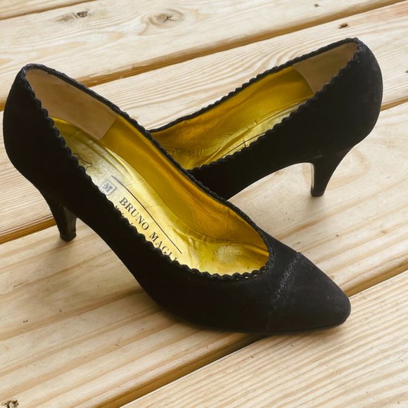 Shoes Heels Block By Bruno Magli Shoes In Black, Size: 8.5 main image 0